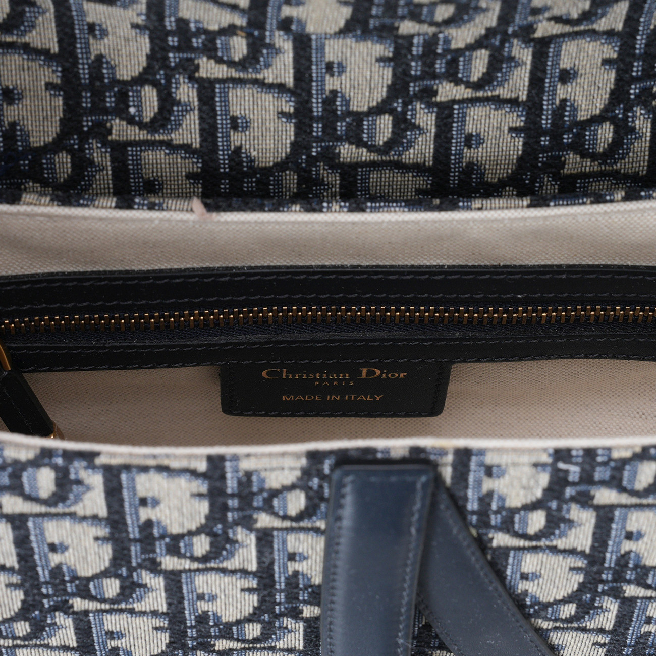 CHRISTIAN DIOR(USED)크리스찬디올 오블리크 새들백 미듐 & 스트랩